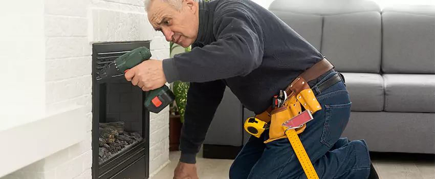 New Indoor Fireplace Installation in Huntington, Indiana
