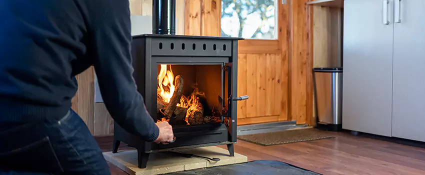 Open Hearth Wood Fireplace Installation in Huntington, IN